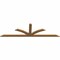 Ekena Millwork Richland Smooth Timber Gable Bracket, Western Red Cedar, 84"W x 24"H x 1 1/2"D x 3 1/2"F, 7/12 Pitch GBW084X24X0204RIC00SWR - alternate 3